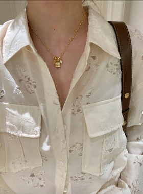 Finging十字架项链女轻奢小众设计高级感锁骨链2025新款爆款颈链