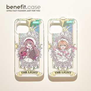benefit创意卡通动漫少女适用于苹果13手机壳iphone14promax新款 12套11简约xsmax少女心xr全包8plus硅胶7mini