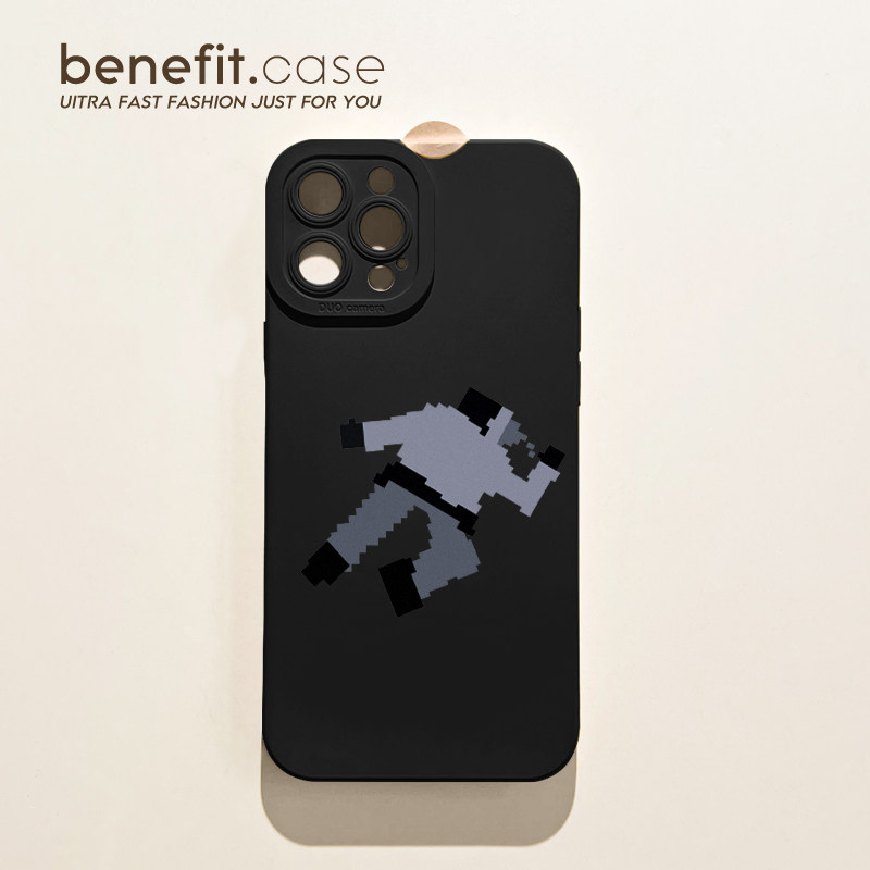 benefit简约个性马赛克小人17pro16适用15苹果13手