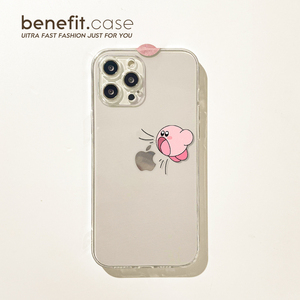 benefit星之卡比17pro16适用于苹果15手机壳13iphone14promax新款12套11卡通xsmaxxr可爱8p7硅胶mini华为mat