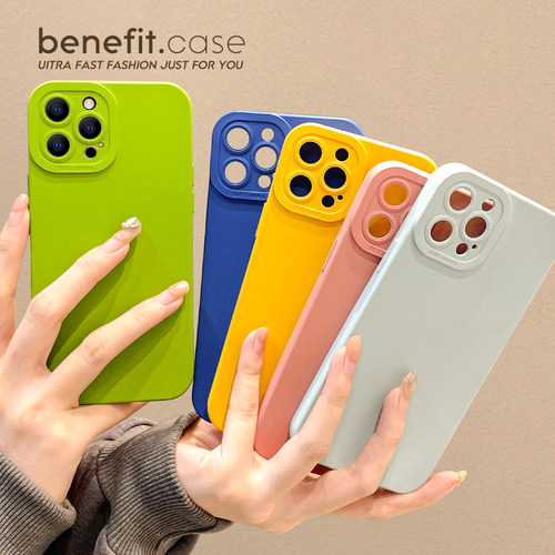 远峰蓝苹果简约ins日韩手机壳