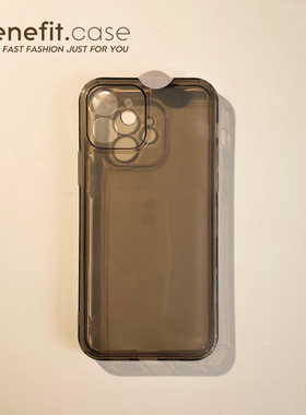 Benefit简约透明纯色软壳17pro16适用15plus14苹果13promax手机壳iphone12mini保护套11xsmax日韩8p7全包xr