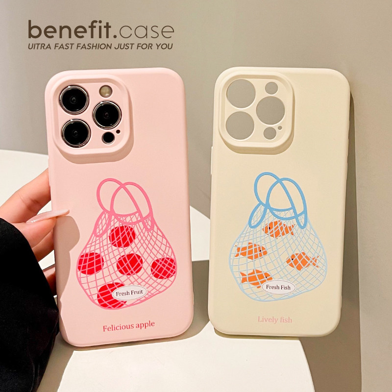 benefit创意网兜苹果金鱼17适用于iphone16prom