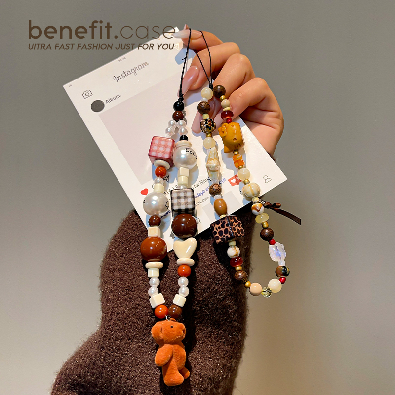 benefit美拉德风手机壳手链