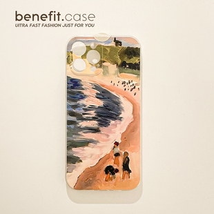 11透明xsmax硅胶xr防摔8p 14套12个性 benefit油画马蒂斯 海岸17适用于iphone16promax苹果15PRO手机壳13新款