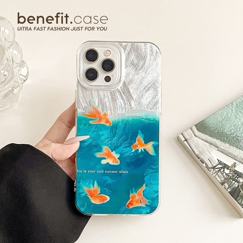 benefit夏日蓝海金鱼羽纱17适用于iphone16prom