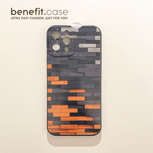 benefit欧美潮牌积木城墙17适用于iphone16promax苹果15PRO手机壳13新款 14套12创意11全包xsmax硅胶xr防摔8p