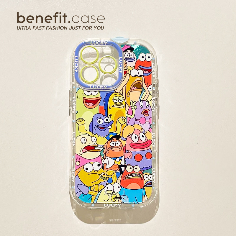 benefit卡通比奇堡路人鱼17适用于iphone16promax苹果15PRO手机壳13新款14套12个性11冰川纹xsmax硅胶xr防摔,3C数码配件,手机保护套/壳,淘宝优惠券,粉丝福利购,淘宝优惠卷