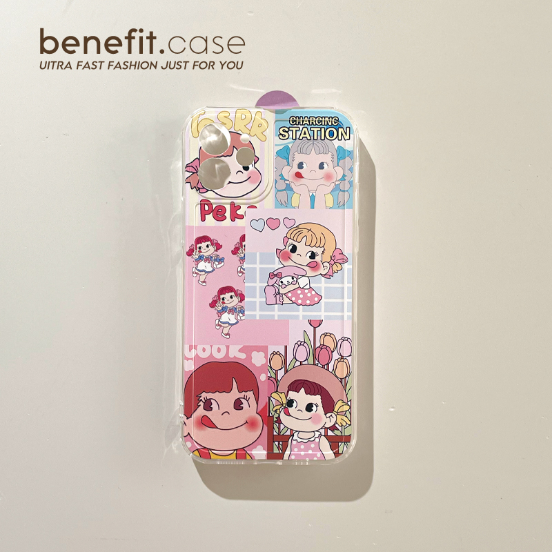 不二家软壳苹果保护套可爱