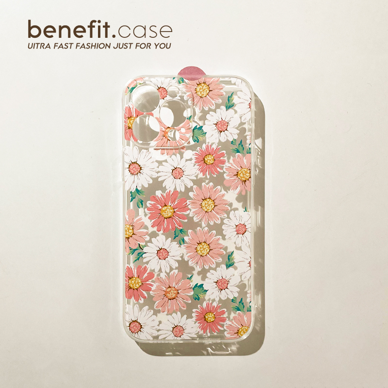 防摔硅胶苹果手机壳小清新