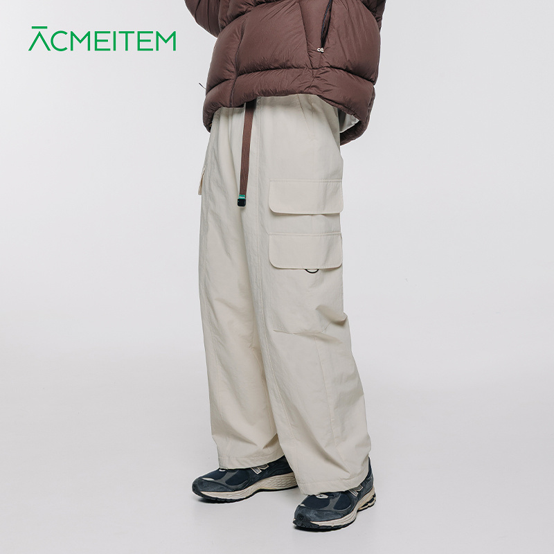 ACMEITEM爱棵米 户外秋冬休闲长裤保暖加绒宽松裤子男女