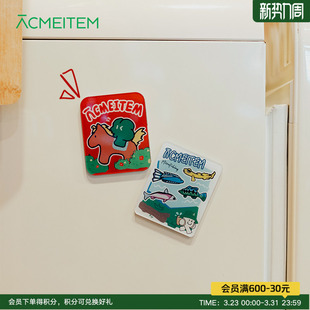 ACMEITEM爱棵米 2026新年马上有米趣味亚克力冰箱贴卡通配饰