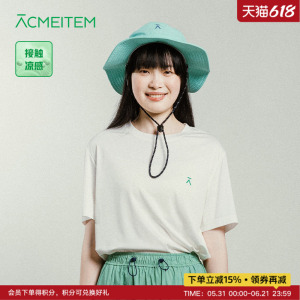 ACMEITEM爱棵米 户外情侣基础短袖T恤合体接触凉感休闲上衣男女