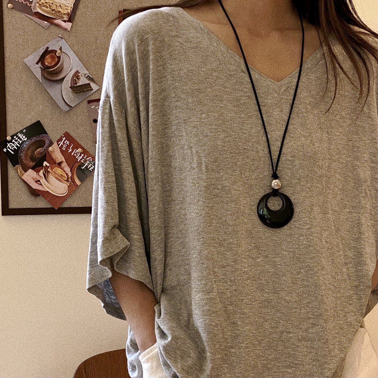 尼泊尔琉璃项链吊坠银珠长款黑玛瑙新中式复古小众设计高级锁骨链,饰品/流行首饰/时尚饰品新,项链,淘宝优惠券,粉丝福利购,淘宝优惠卷