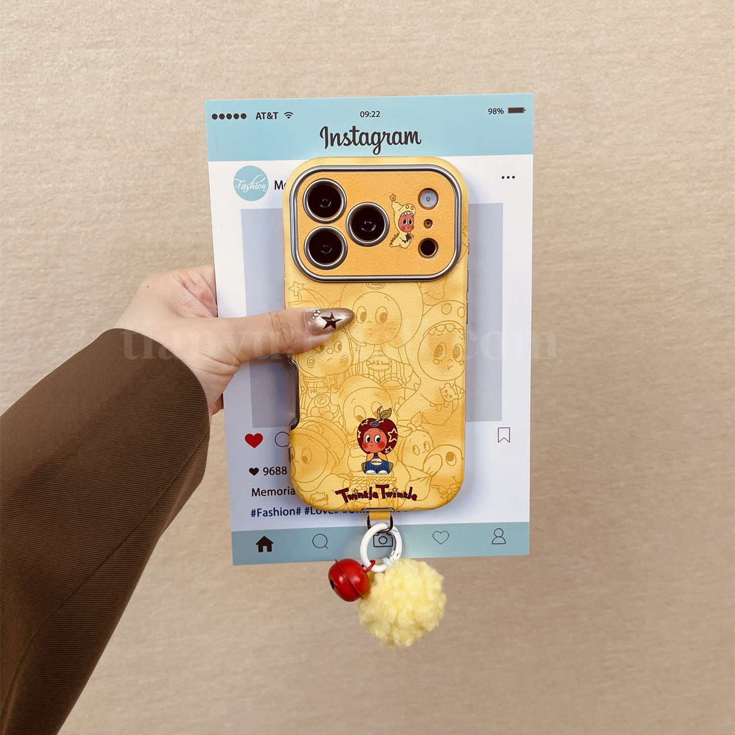 iphone系列可爱苹果星星手机壳