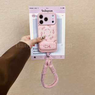 皮质m60全包p70带挂绳 唯美粉色好运锦鲤适用于华为Mate80promax手机壳mate70寓意好物pura80pro 恬妤 新中式