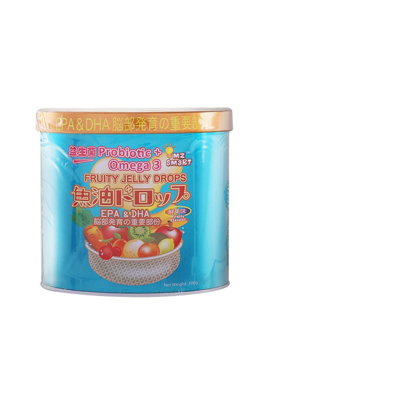 龙丰香港mz smart鱼油DHA补脑记忆力增强儿童成人维生素AD鱼肝油