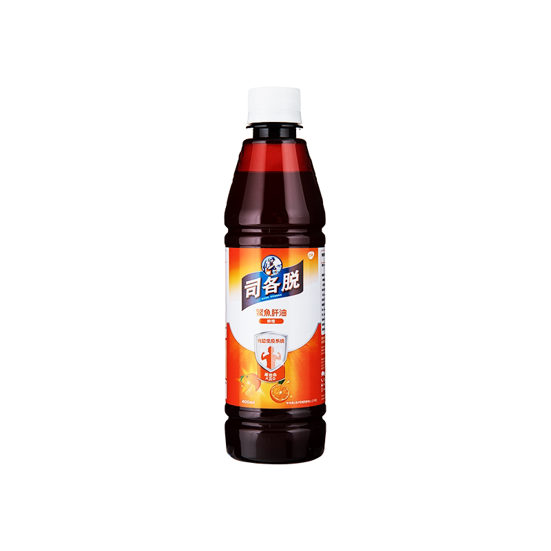 司各脱鳘鱼肝油原味 400ML(鲜橙)