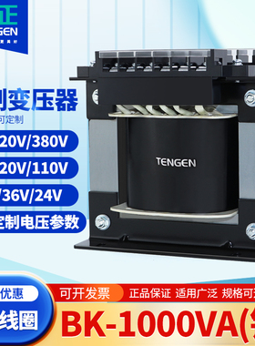 天正BK-1000VA全铜变压器单相380V变220V 36 24V设备隔离控制电源