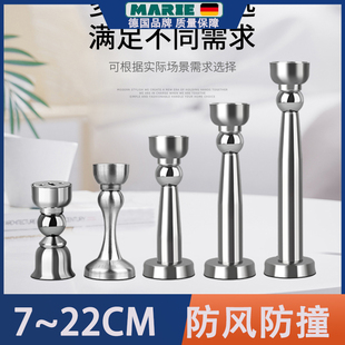 门吸加长12cm15厘米20厘米16免打孔304不锈钢防撞强磁厕所门后吸