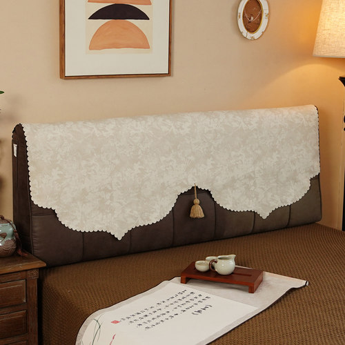 法式轻奢床头套罩万能床头盖布