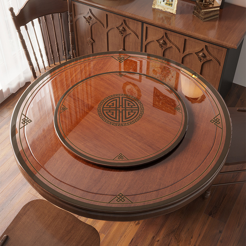 新中式桌垫PVC印花防水防油免洗