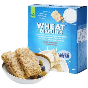 Woolworths澳沃氏麦片全麦澳洲原装进口燕麦饼干无蔗糖添加代早餐