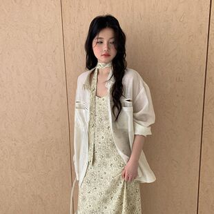 式 女装 8114MOXI衬衫 休闲新款 十三行双口袋春季 款