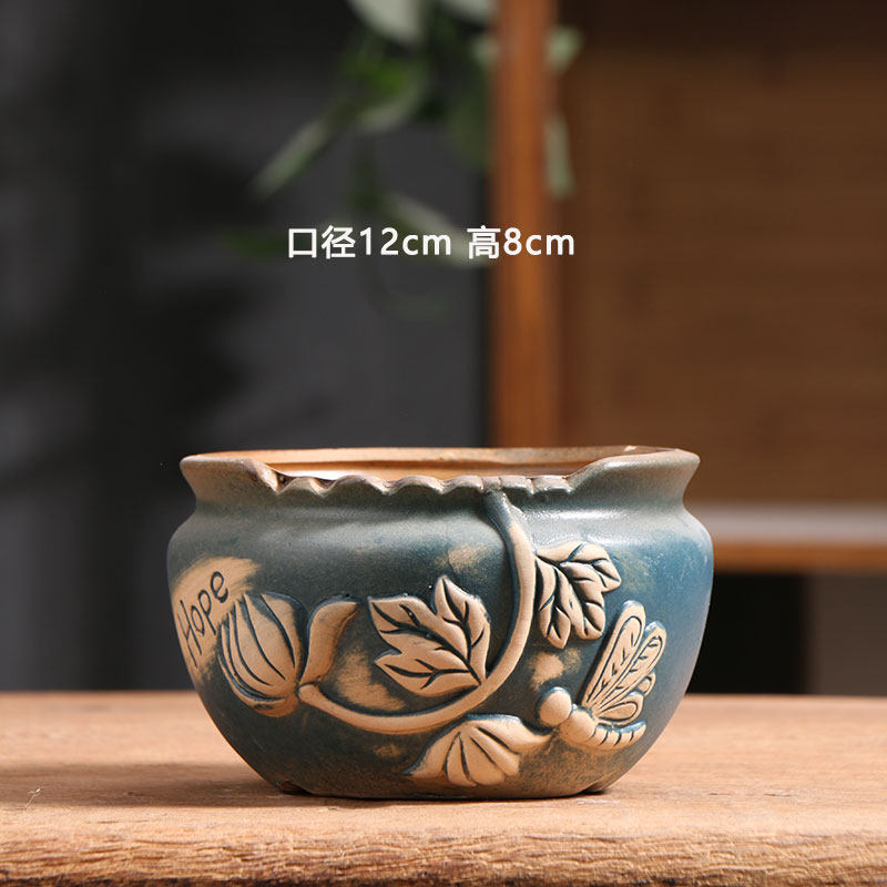 群生多肉花盆复古厂家直销