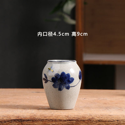 迷你绘青花多肉花盆陶瓷