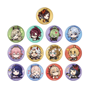 【原神官方】Q版表情包系列徽章-稻妻城 Genshin