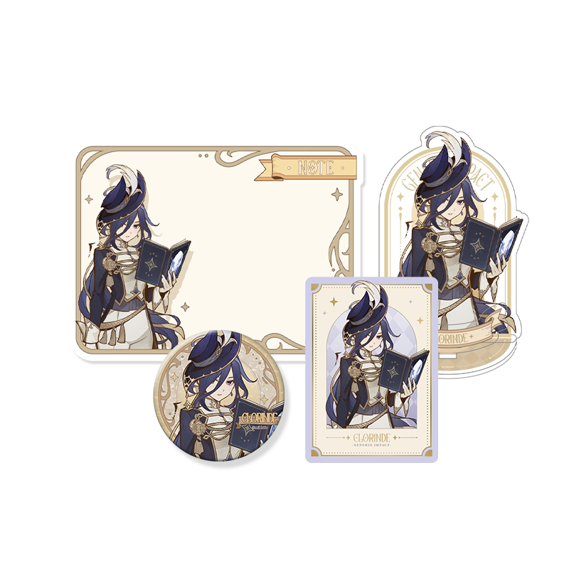 【原神官方】逐影而猎系列周边 徽章 立牌 冰箱贴 Genshin