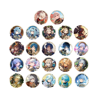 原神命定之日徽章生日贺图周边