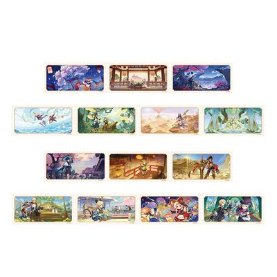 原神版本前瞻系列和纸胶带