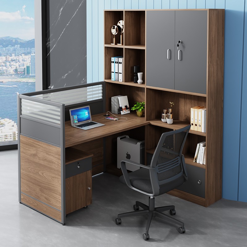 财务办公桌椅高柜双人位组合办公桌人事屏风办公卡座四Y人位员工