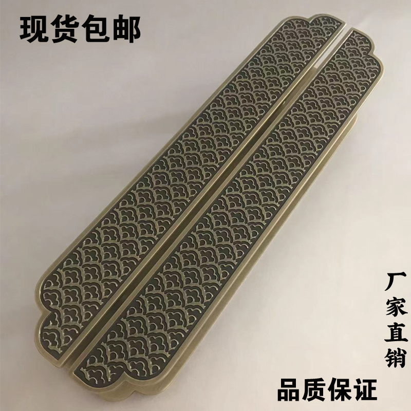 新中式仿古铜大门拉手现代u玻璃门推拉门把手酒店实木门金属门把