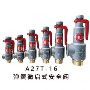10弹簧式 微启式 储气罐DN15 青岛华兴A27T A27H 32安全阀