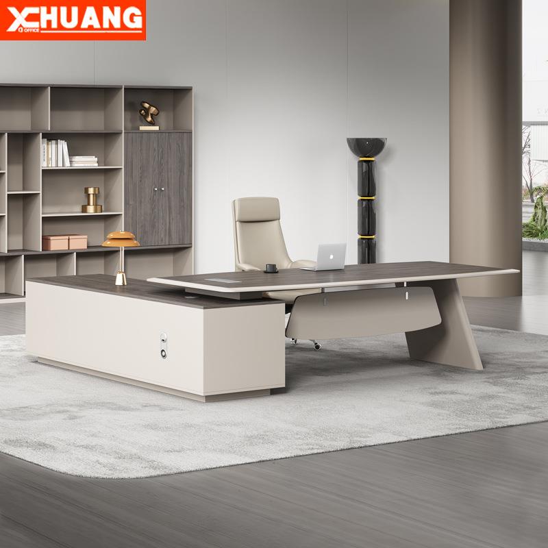 老板桌办公桌简约现代老板办公桌椅组合总裁大班台经理办公室家具