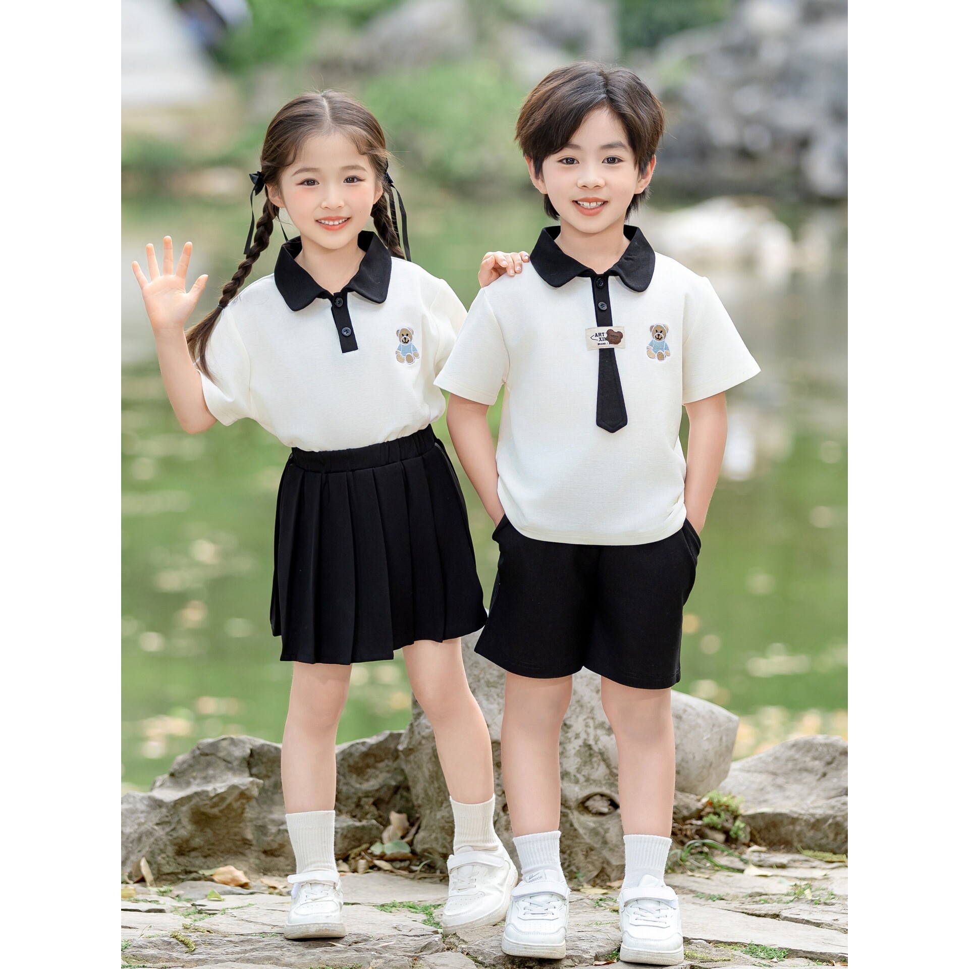 六一儿童演出服夏季幼儿园毕业照班服小学生朗诵合唱比赛表演服装