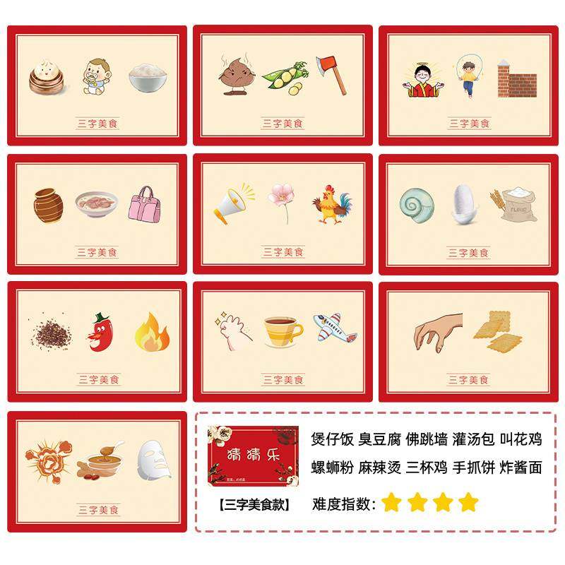 结婚道具猜猜乐接亲游戏卡伴郎新郎创意堵门婚礼你比我猜题卡