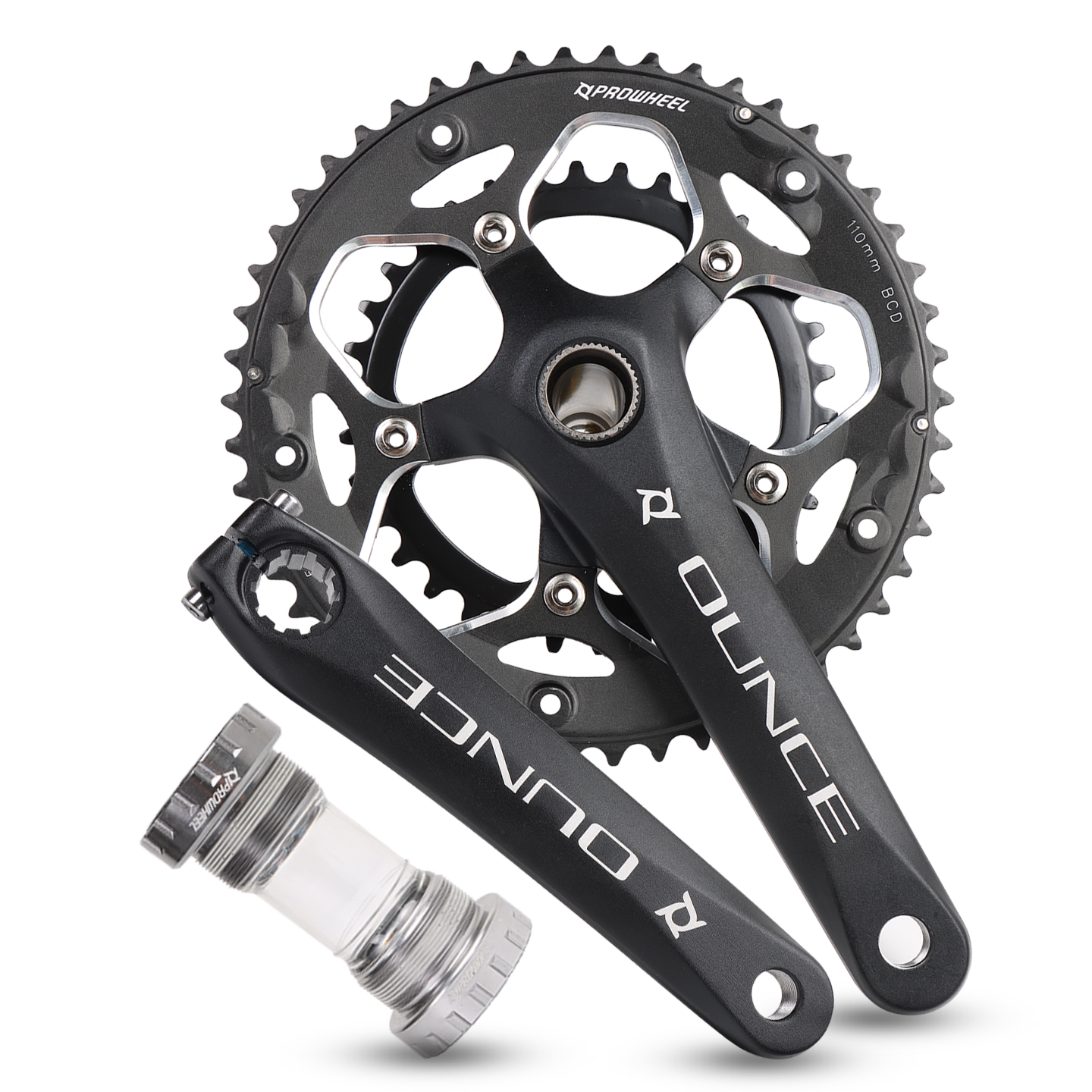 PROWHEEL浩盟621C公路自行车中空牙盘50T-34T双盘18速/20速公路车