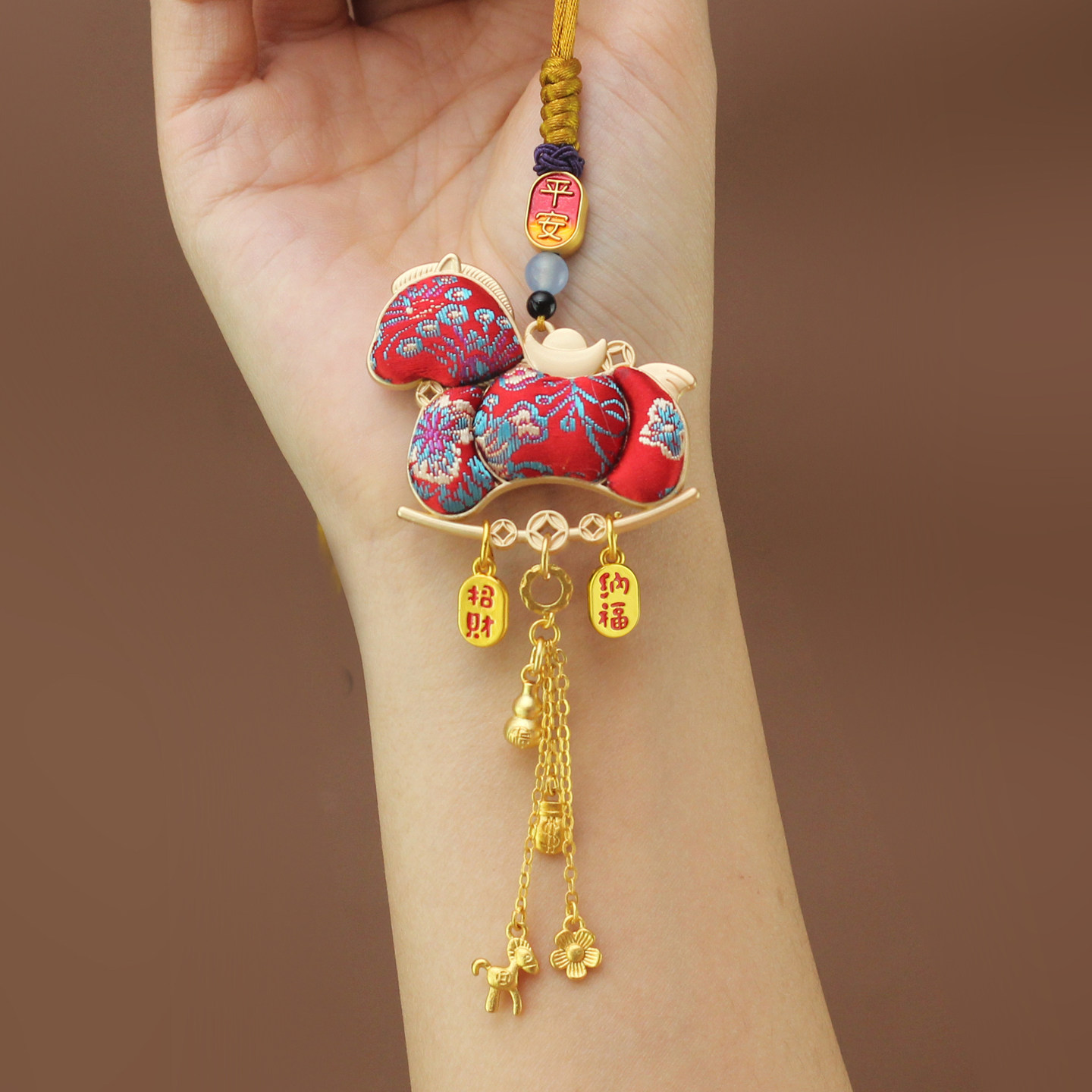 高档马年汽车挂件生肖车内吊饰马上有钱手工锦布平安装饰女男原创,汽车用品/电子/清洗/改装,车挂,淘宝优惠券,粉丝福利购,淘宝优惠卷