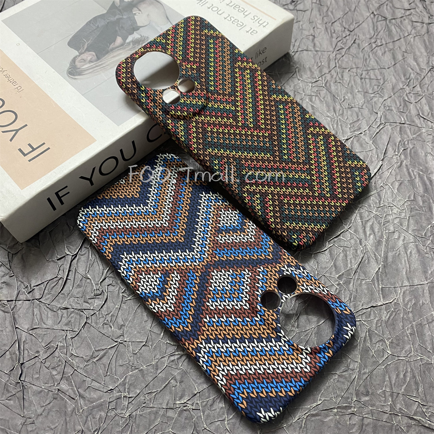 Fqo 凯夫拉编制纹理图案适用华为Nova12手机壳nova12pro浮雕夜光蓝白条纹12ultra极简高级防摔PC硬壳全包镜头,3C数码配件,手机保护套/壳,淘宝优惠券,粉丝福利购,淘宝优惠卷