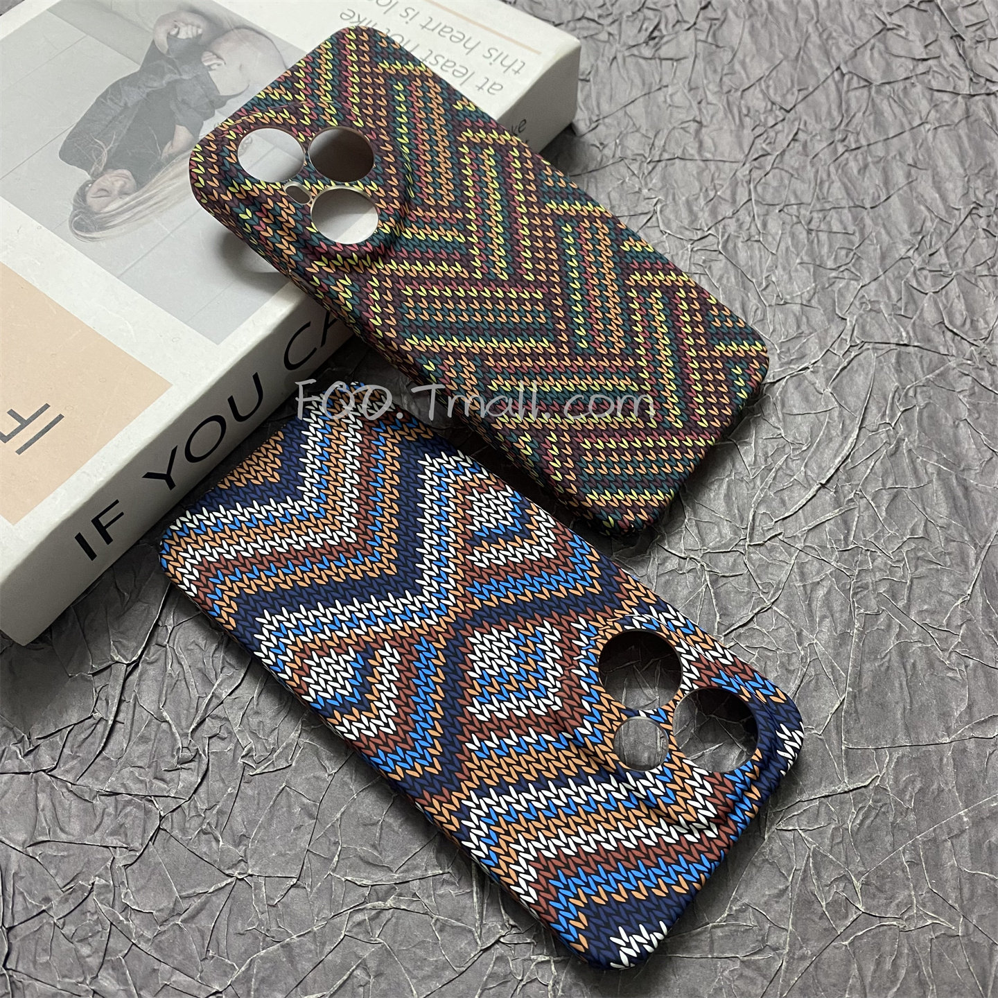 Fqo 适用于荣耀400手机壳Honor荣耀400pro浮雕夜光凯夫拉纹理图案蓝白条纹碳纤维纹理超薄手机套PC硬壳极简,3C数码配件,手机保护套/壳,淘宝优惠券,粉丝福利购,淘宝优惠卷