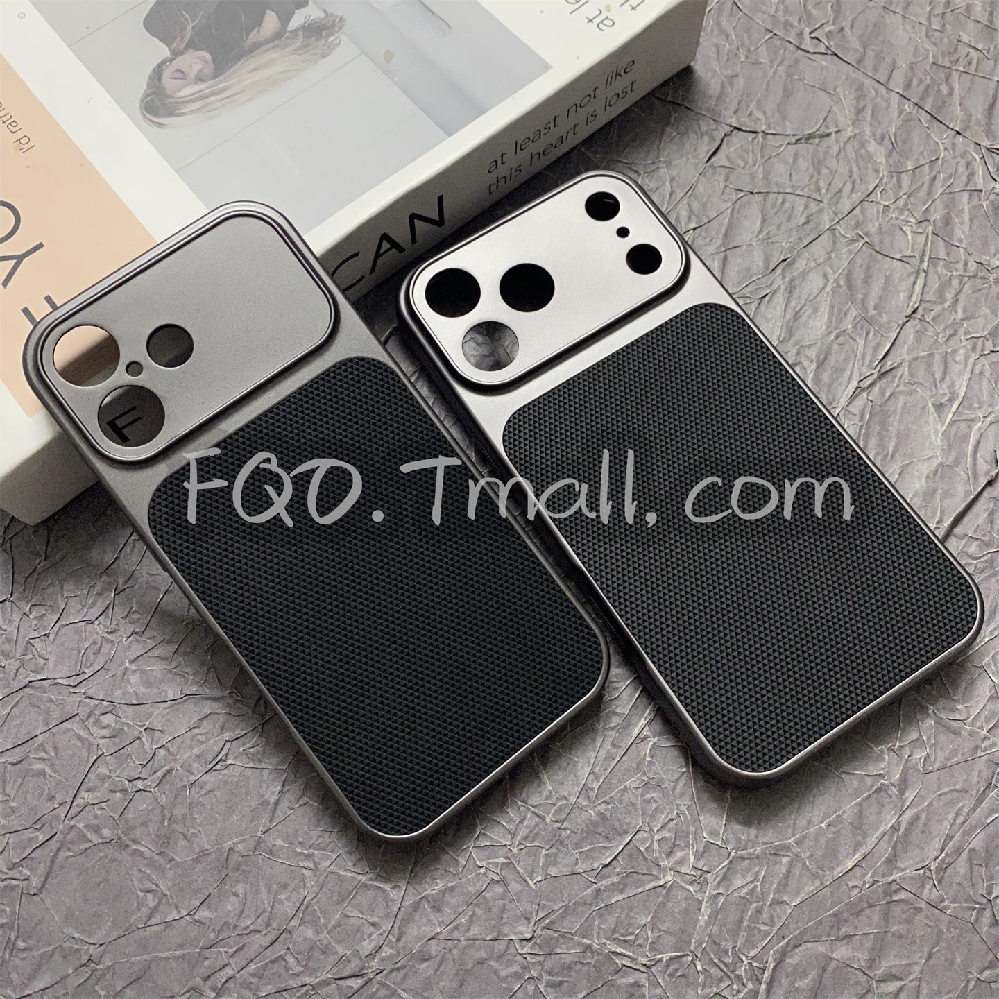 Fqo 适用iPhone苹果17promax手机壳菱纹壳苹果Air保护套超薄全包防摔苹果17E肤感软壳创意简约ins风新款男女