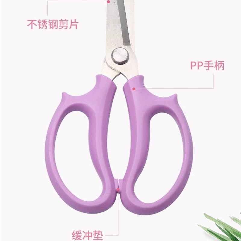 家用园艺花艺剪刀花店花枝修剪刀玫瑰花打刺钳鲜花插花剪刀不锈钢图片