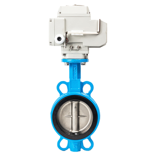 蝶阀 电动阀DN40 100 D97g1X DN50 电动对夹式 电动蝶阀