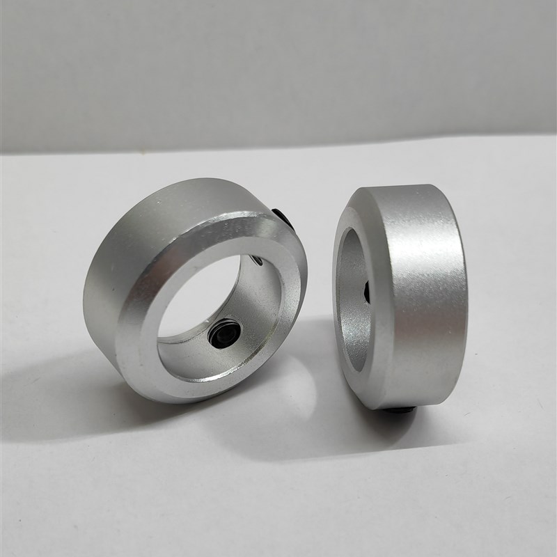 光轴固定环止动螺丝型限位环紧固挡圈轴承定位环铝合金顶丝止退环