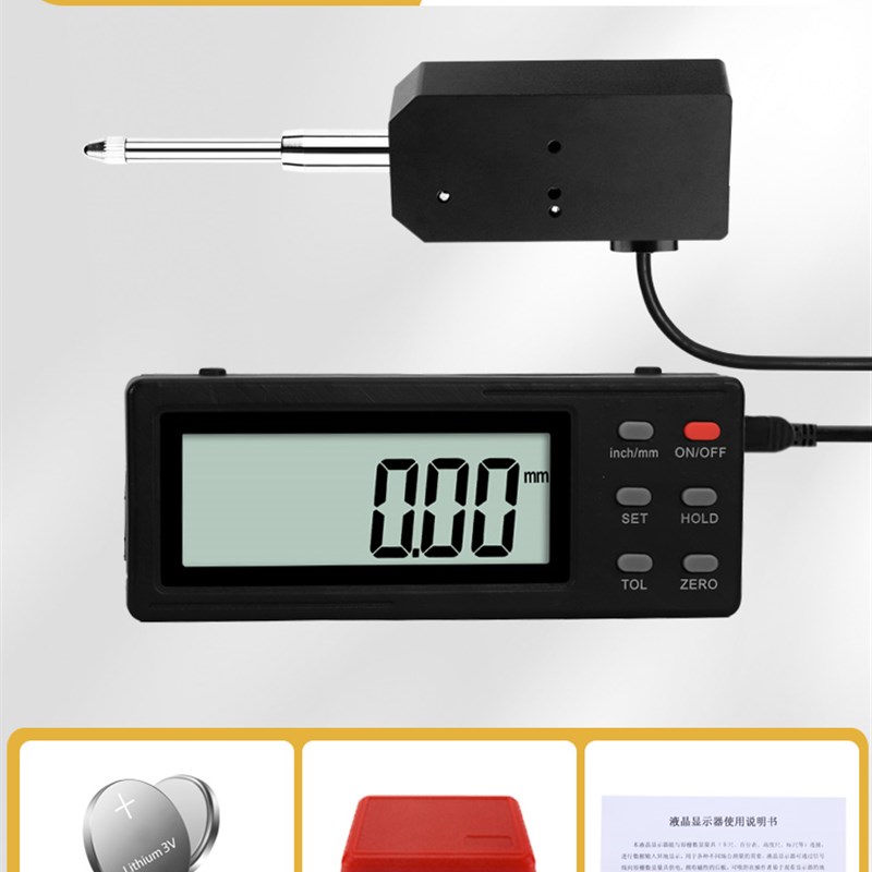 两件式数显电子千分表百分表位移感测器指示表位移计数字测微计