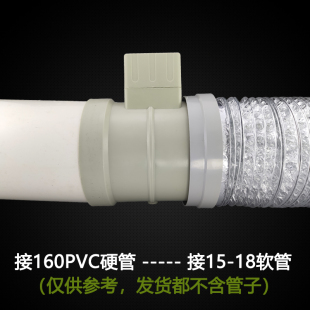 德诺邦厨房油烟机止回阀公共烟道止逆阀电动防味阀器烟道阀防烟宝